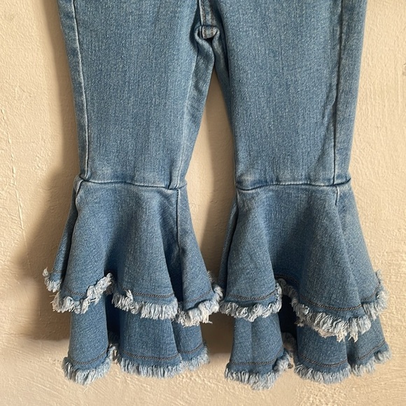 GOGO STAR BLUE FLARE JEANS - Picture 2 of 6